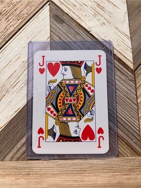 Gucci Tapestry Jack of Hearts Playing Card